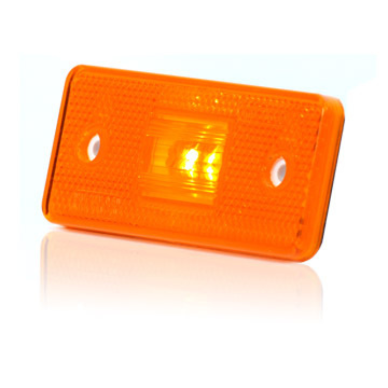 Lampa LED gabarit, 12/24V, 10.9cm, lumina portocalie, W17D [6]