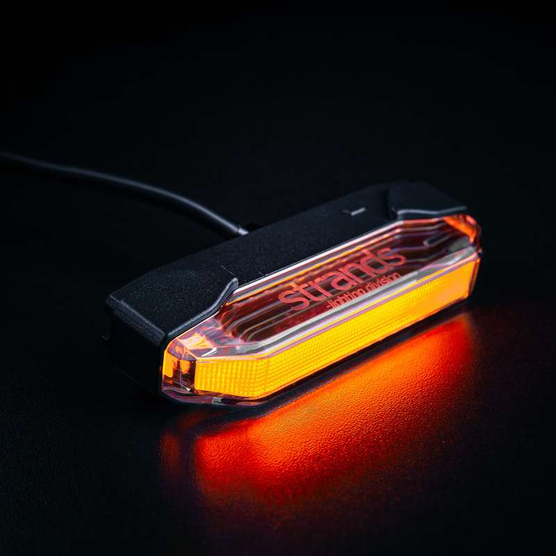 Lampa LED Laterala Firefly See Me, cu Stroboscop si Lumina de Gabarit, Portocalie, 12/24V [9]