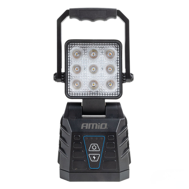 Lampa LED lucru si avertizare, 15W, portabila cu baterie [2]
