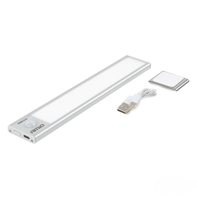 Lampa LED magnetica, senzor de miscare si de lumina, 1000mAh, reincarcabila [2]