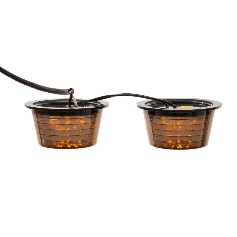 Lampa LED, modul dublu, 12V-24V, semnalizare directie, lumina portocalie [3]