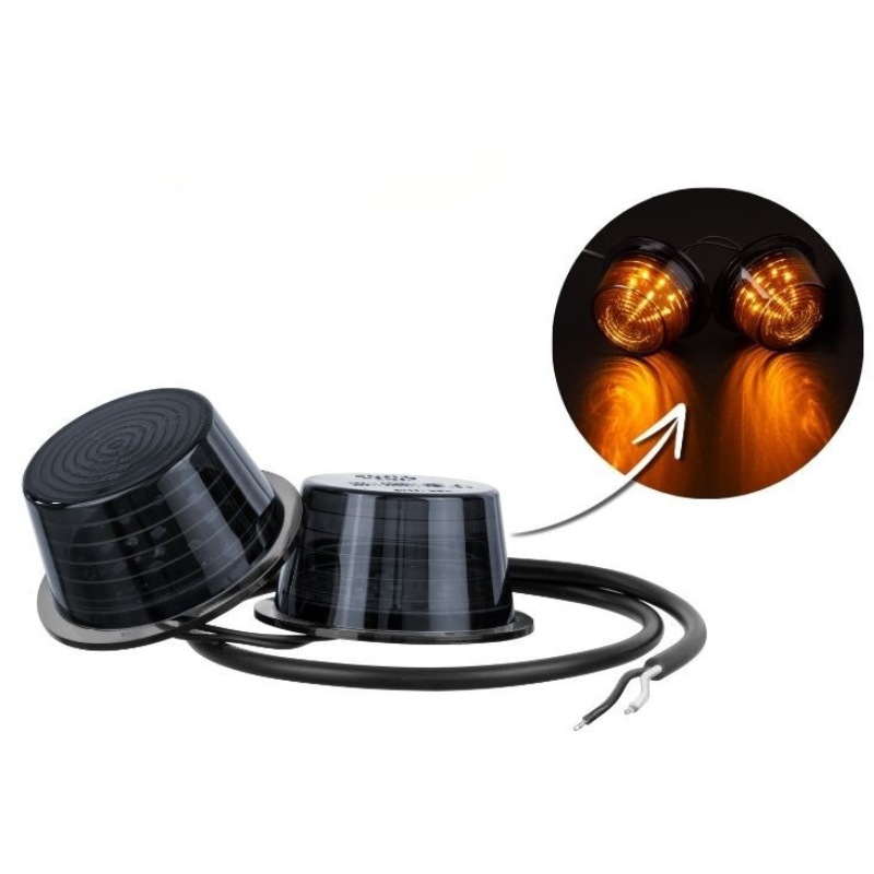 Lampa LED, modul dublu, 12V-24V, semnalizare directie, lumina portocalie [1]
