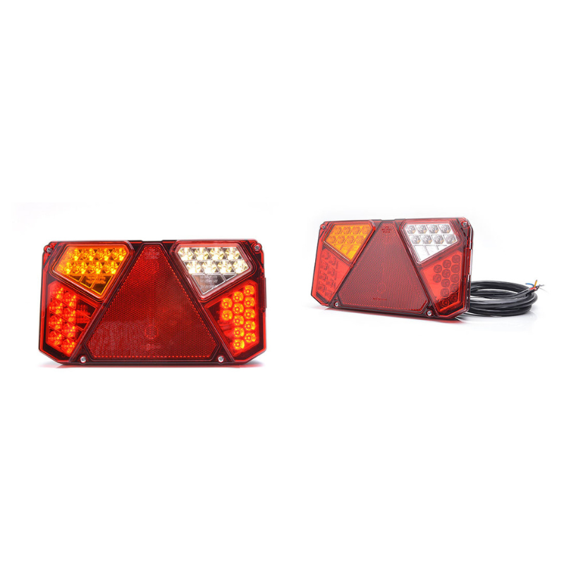 Lampa LED multifunctionala spate, tripla cu 6 functii, 1224V, 24.2 x 13.4cm - WAS 915 916 [3]