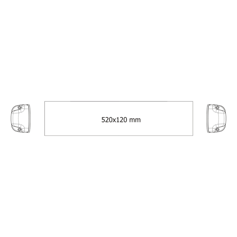 Lampa LED pentru numar inmatriculare, 9.3 x 5.63cm, 12/24V: [6]