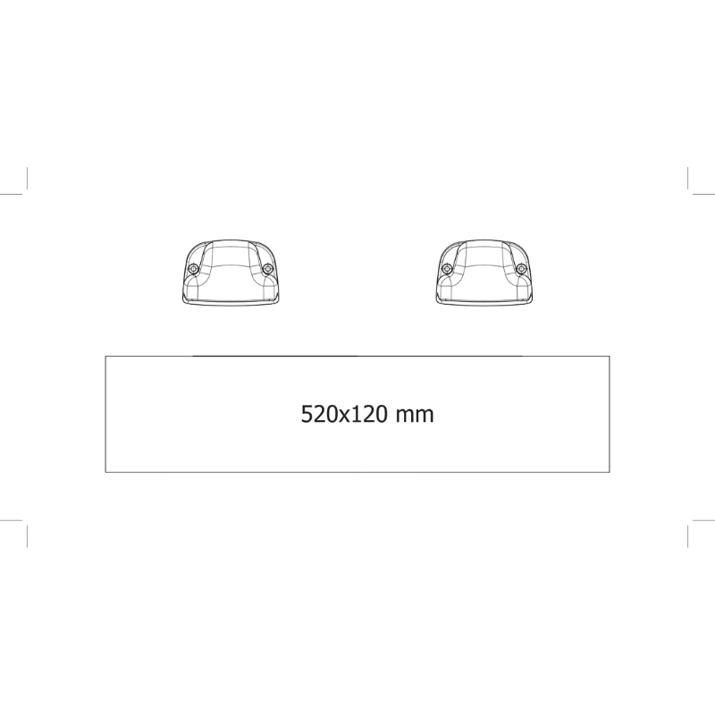 Lampa LED pentru numar inmatriculare, 9.3 x 5.63cm, 12/24V: [7]