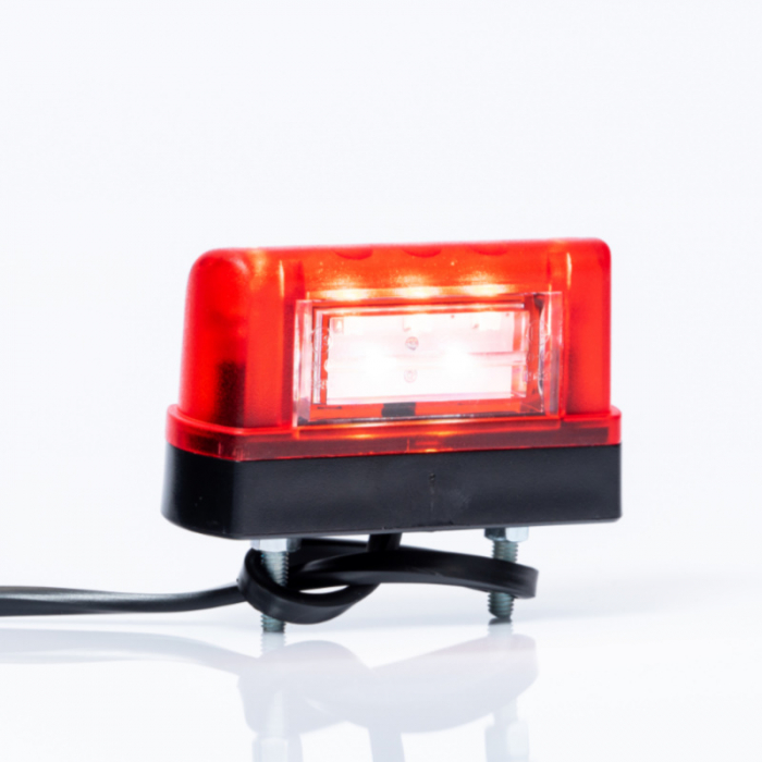 Lampa LED pentru numar inmatriculare si pozitie, alb cu rosu - Fristom FT-016A LED [4]