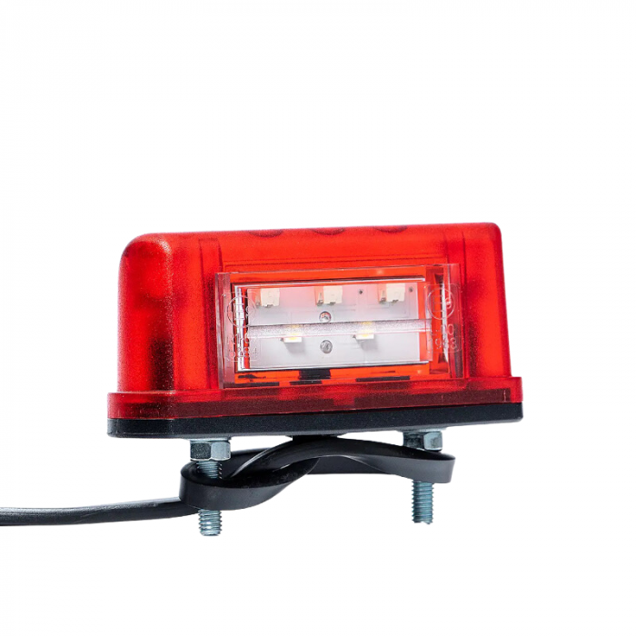 Lampa LED pentru numar inmatriculare si pozitie, alb cu rosu - Fristom FT-016A LED [5]