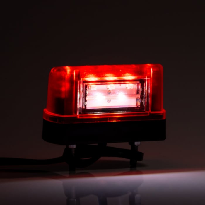 Lampa LED pentru numar inmatriculare si pozitie, alb cu rosu - Fristom FT-016A LED [6]