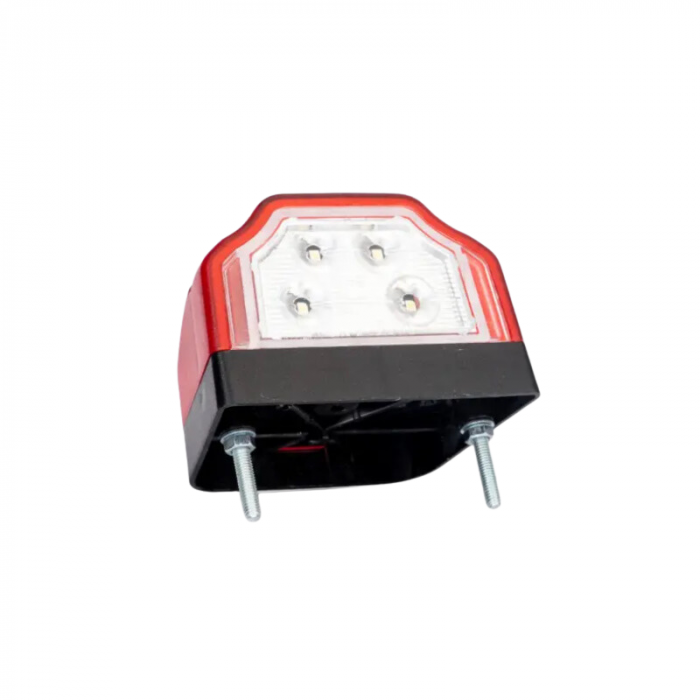 Lampa LED pentru numar inmatriculare si pozitie, alb cu rosu, 9.6 x 6.6cm - Fristom FT-031 A LED [4]