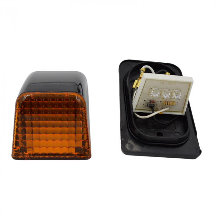 Lampa LED portocalie universala pentru cabina Volvo, 24V [6]