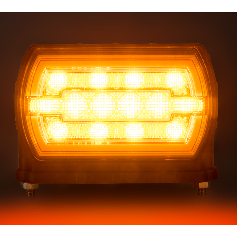 Lampa LED Semnalizare Fata, cu 2 functii, 13.1 x 8.6cm, 12/24V, CLEOfront, Montare Inferioara, si Pozitie [10]