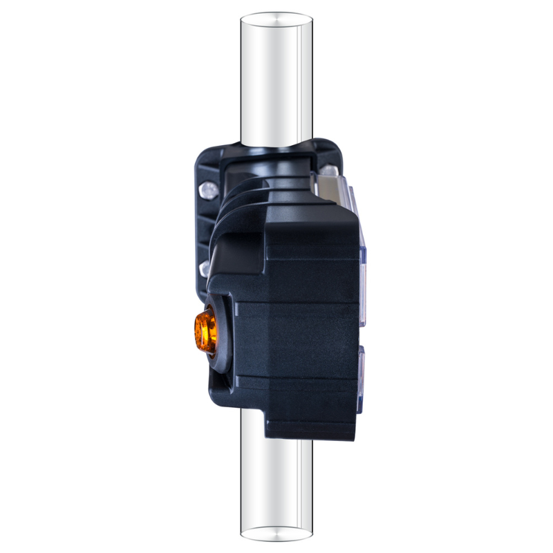 Lampa LED Semnalizare Fata, cu 2 functii, Montare pe Tub Ø2-3cm, Dimensiuni 18 x 8.2cm [7]