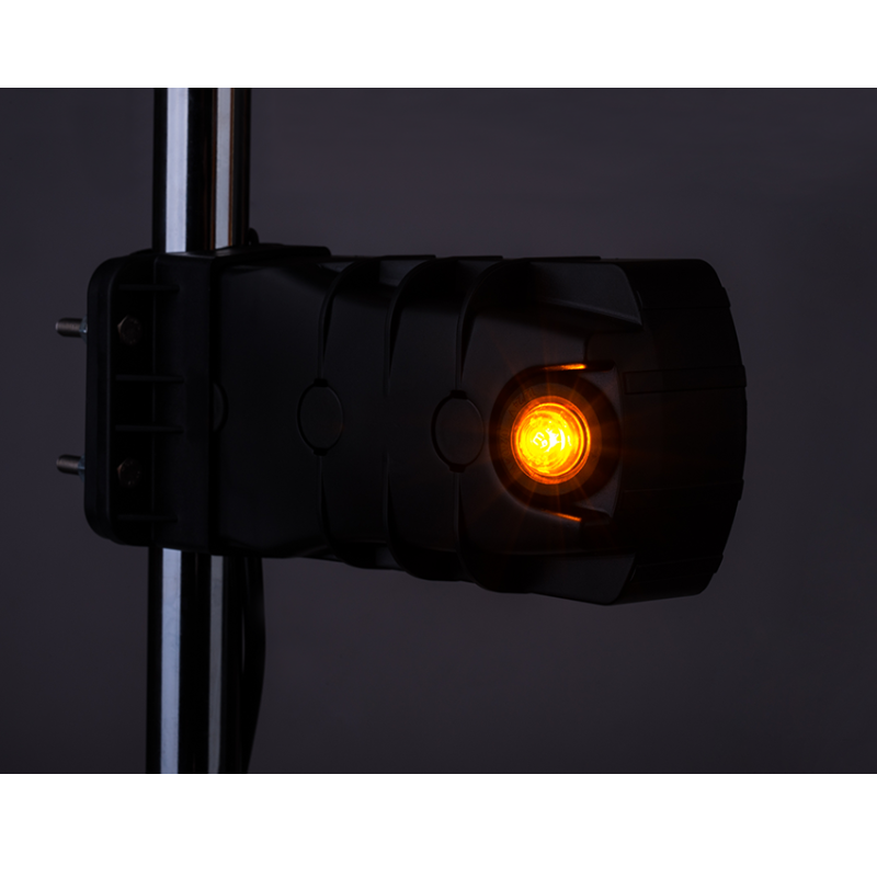Lampa LED Semnalizare Fata, cu 2 functii, Montare pe Tub Ø2-3cm, Dimensiuni 18 x 8.2cm [6]