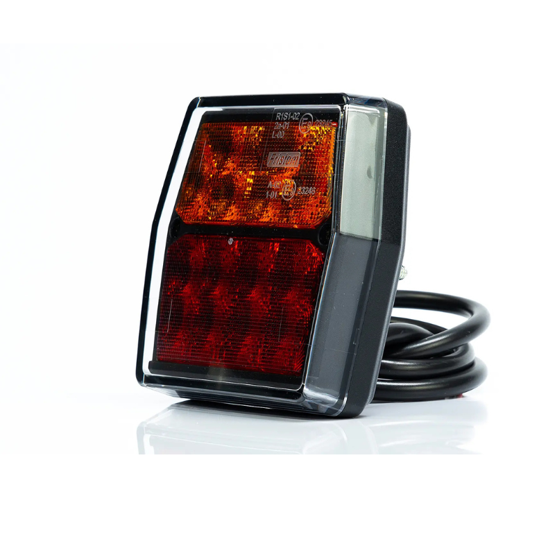 Lampa LED Semnalizare Spate, Tripla Multifunctionala, 9.97 x 9,27cm, 12V, Cablu 1m [3]