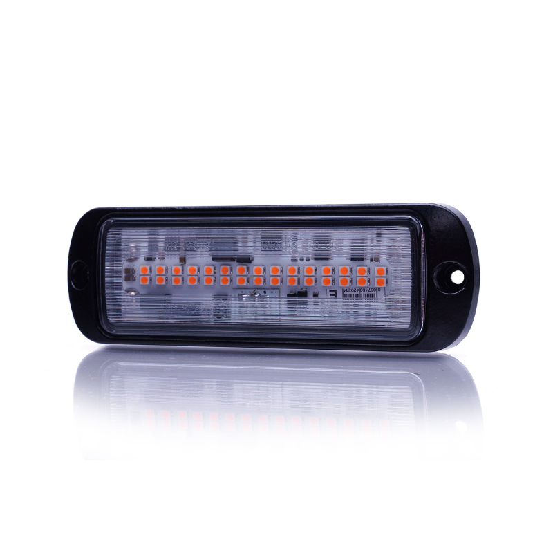 Lampa LED de avertizare, stroboscop cu lumina portocalie, 13.29 x 4.39cm, ADR [5]