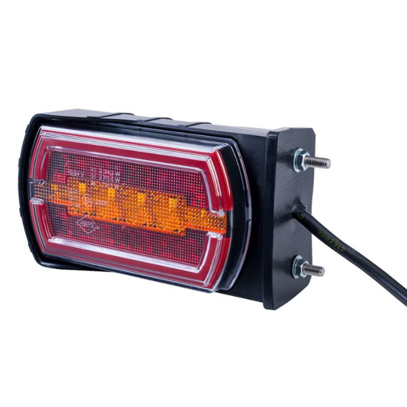 Lampa LED Tripla multifunctionala, 13.4cm, 12V-24V, pozitie, frana, semnalizare, montaj lateral [2]