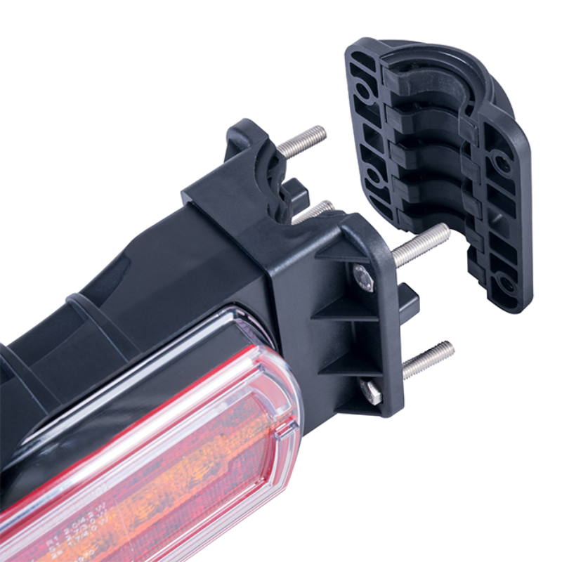 Lampa LED Tripla multifunctionala, 17cm, 12V-24V, pozitie, frana, semnalizare, montaj pe tub [7]