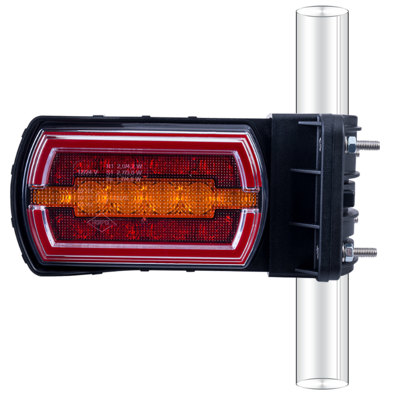Lampa LED Tripla multifunctionala, 17cm, 12V-24V, pozitie, frana, semnalizare, montaj pe tub [1]