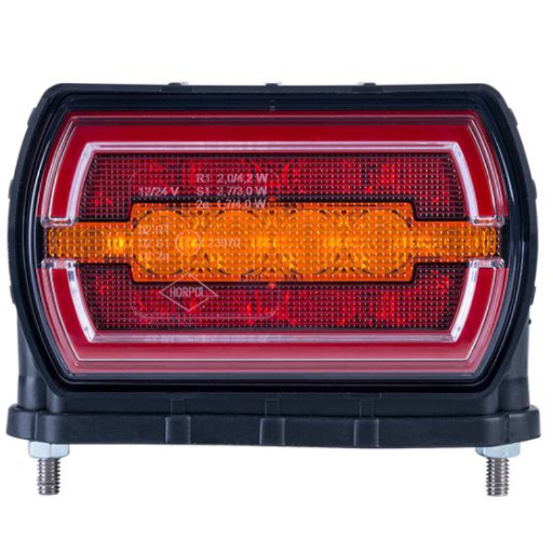Lampa LED Tripla multifunctionala, 13.1cm, 12V-24V, pozitie, frana, semnalizare spate, montaj inferior [1]