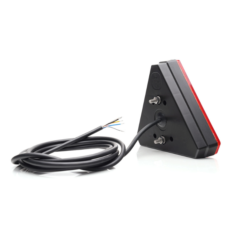 Lampa LED triunghiulara multifunctionala spate, tripla cu 6 functii, 12/24V, 16.3 x 14.3cm, cablu [5]