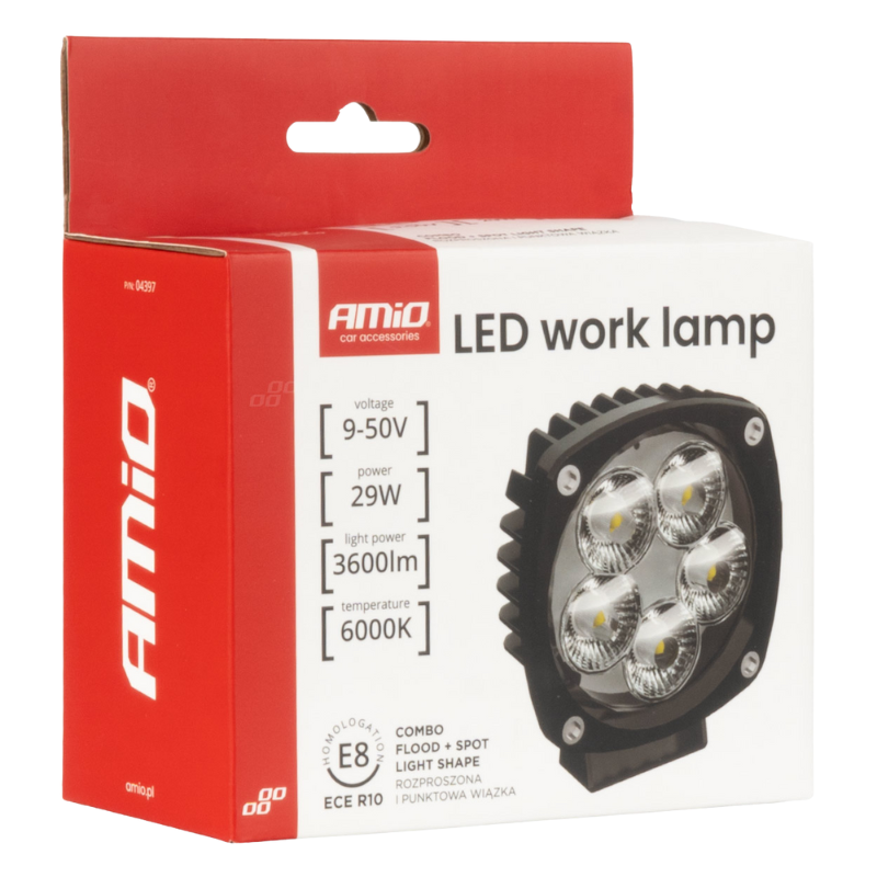 Lampa lucru LED, 29W, tip combo, 9-50V, omologata, vehicule, utilaje, off-road [8]