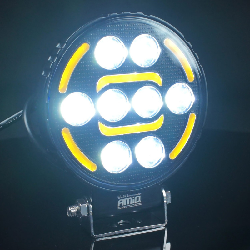Lampa lucru LED, 48W, 2400 lumeni, lumina alba, galbena, 10-36V, omologata, vehicule si utilaje [2]