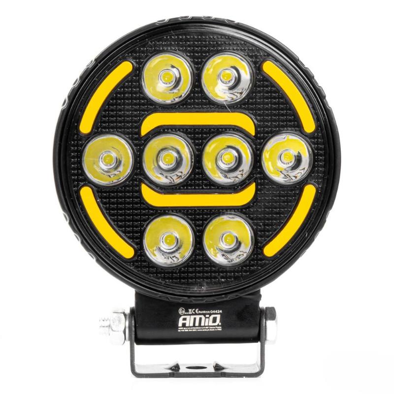 Lampa lucru LED, 48W, 2400 lumeni, lumina alba, galbena, 10-36V, omologata, vehicule si utilaje [4]