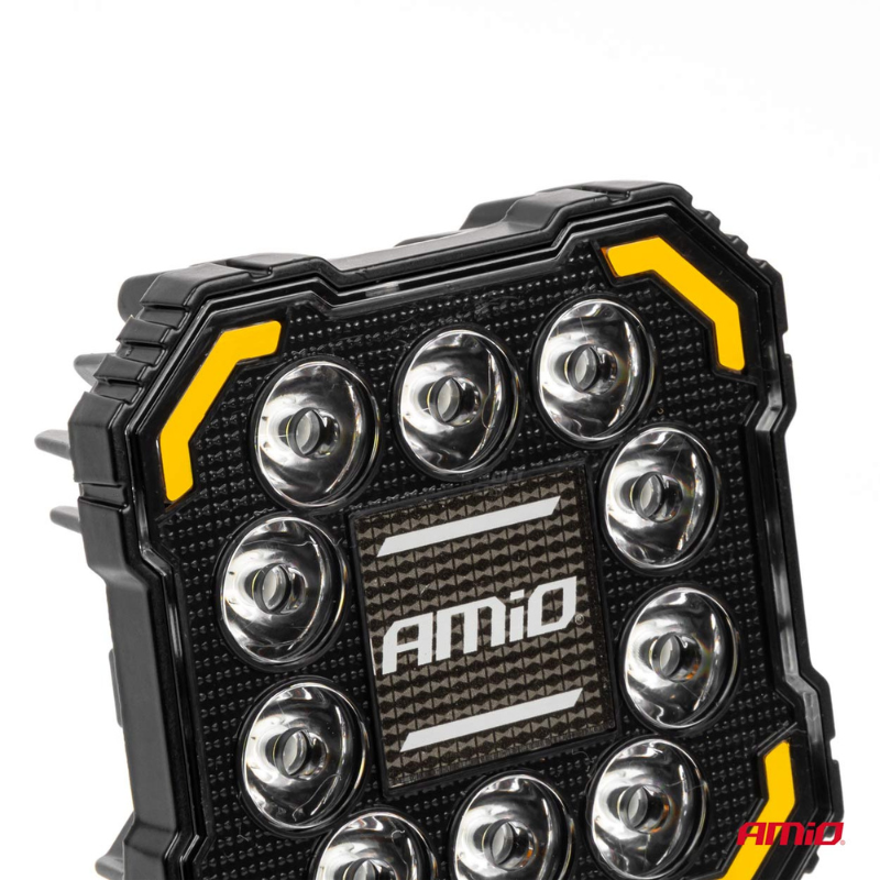 Lampa lucru LED, 48W, 3000 lumeni, lumina alba, galbena, 10-36V, logo, vehicule si utilaje [7]