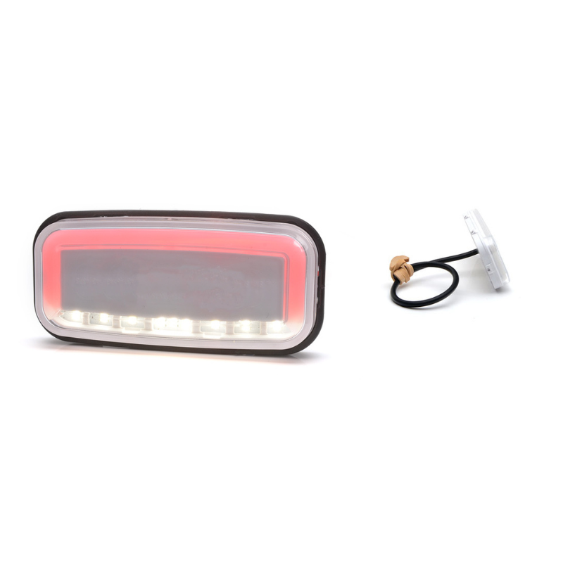 Lampa Multifuncționala Auto, 2 Functii, 12/24V, 11.7 x 5.6cm, Pozitie, Marsarier [2]