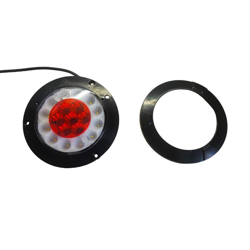 Lampa Multifunctionala Rotunda Auto, Tripla, 12/24V, 15.2cm, Marsarier și Ceata [3]