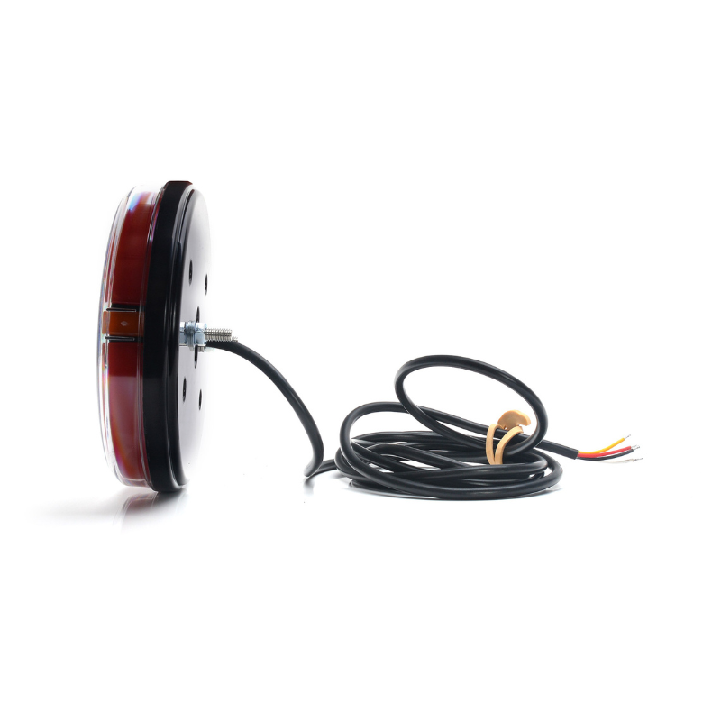Lampa multifunctionala rotunda LED spate, tripla cu 3 funcții, ADR, neon, semnalizare dinamica, 12/24V, 14.20cm [7]