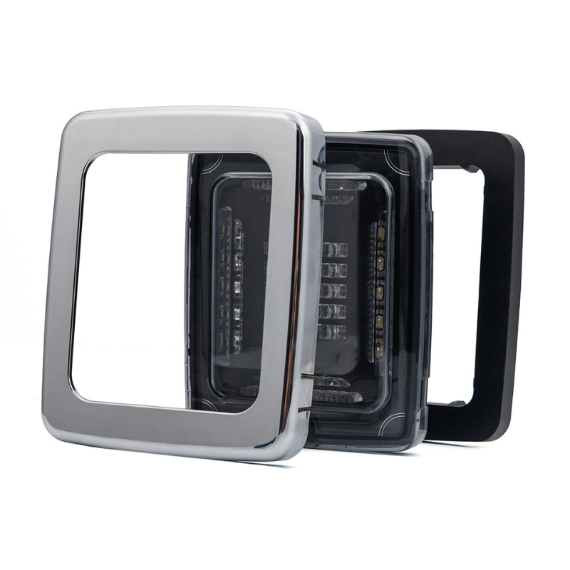 Lampa Multifunctionala Spate LED CUBE, 12/24V, Rama Metalizata, IP68 [6]