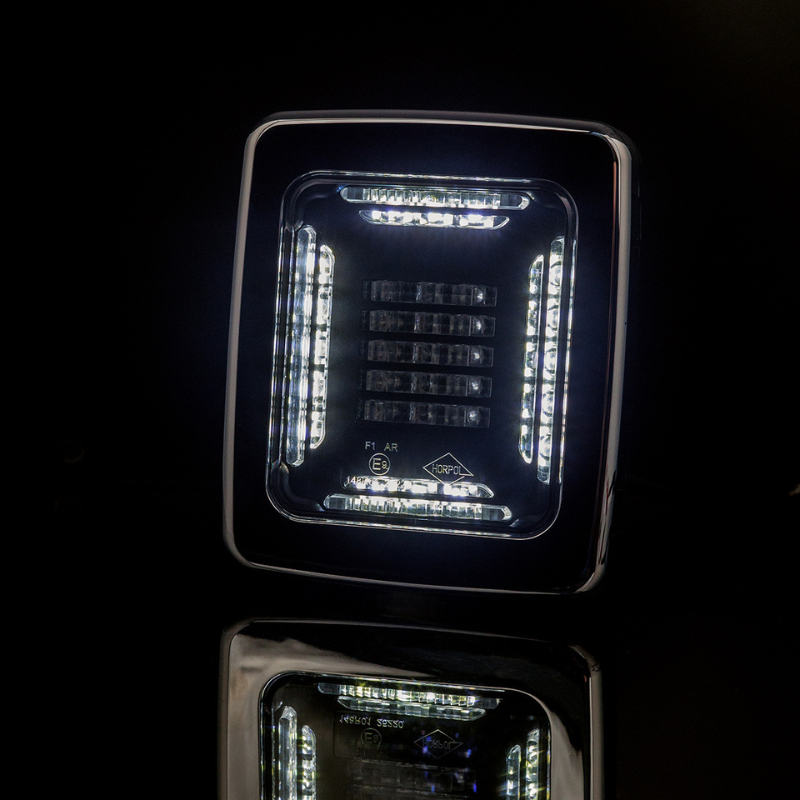 Lampa Multifunctionala Spate LED CUBE, 12/24V, Rama Metalizata, IP68 [4]