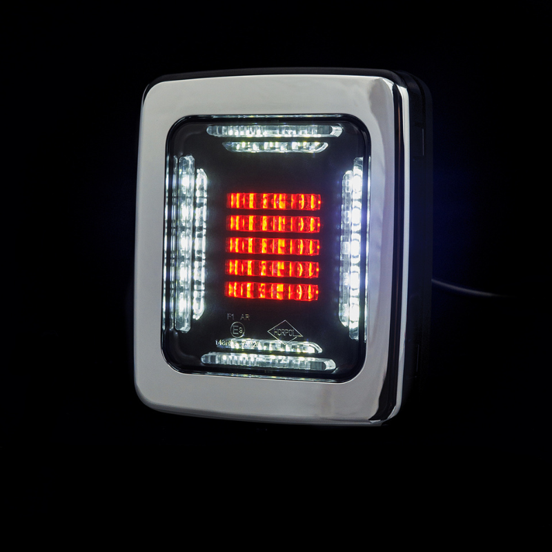 Lampa Multifunctionala Spate LED CUBE, 12/24V, Rama Metalizata, IP68 [2]