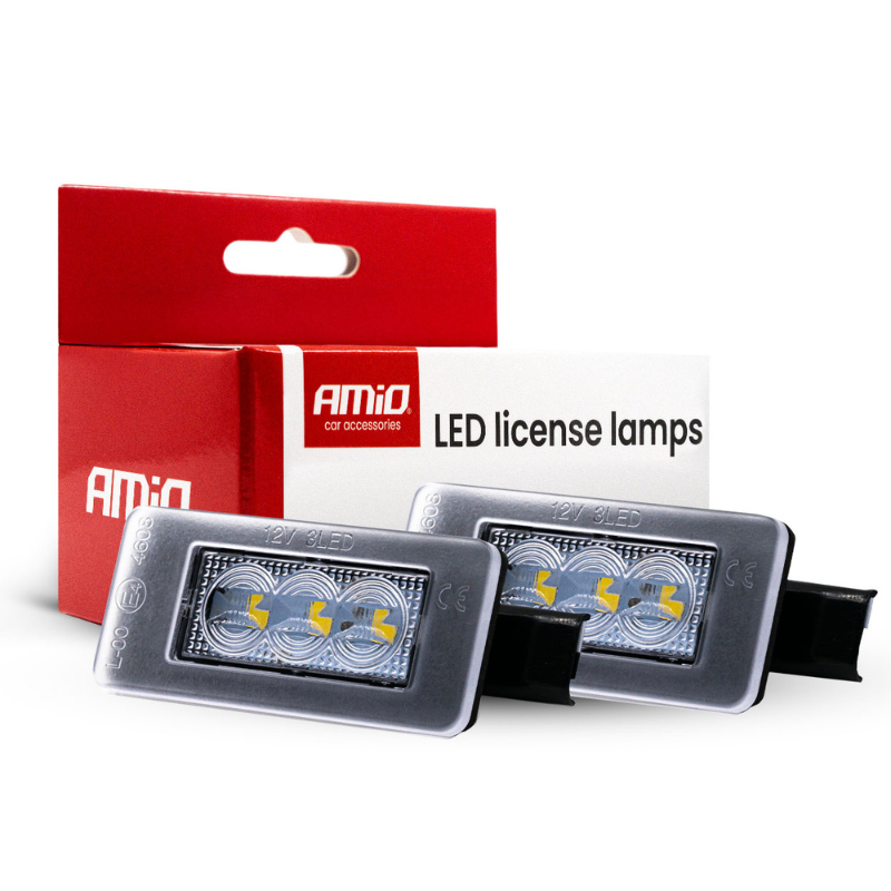Iluminare LED placuta High Power Fumurie Peugeot, Citroen, Canbus, pentru numere inmatriculare [1]