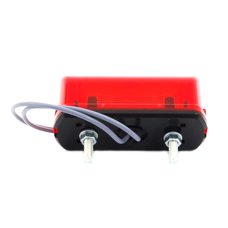 Lampa pentru numar inmatriculare si pozițtie, alb cu rosu, 10.1 x 5.96cm, 12/24V [5]