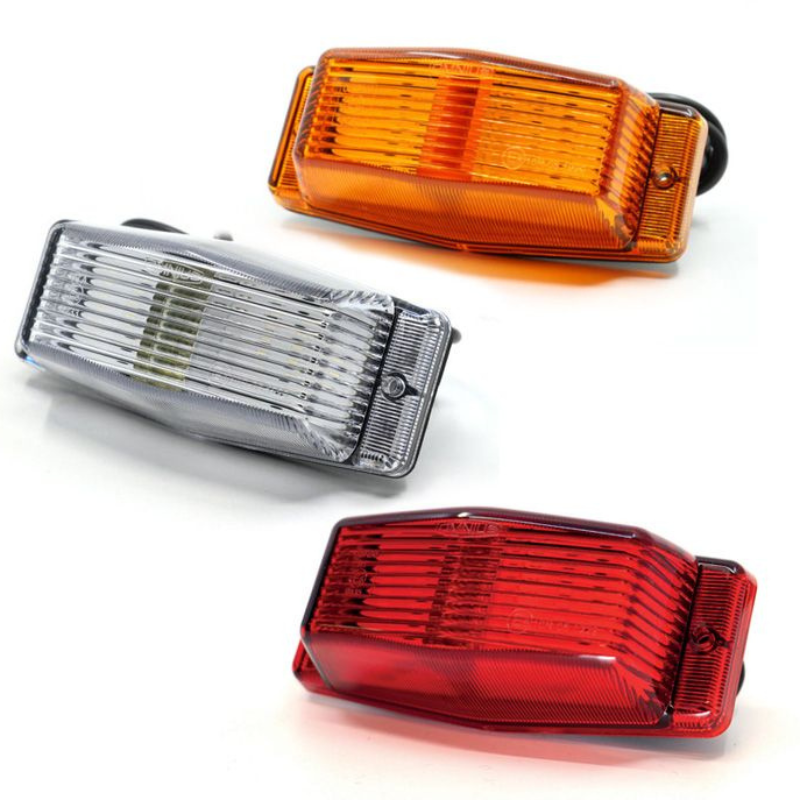 Lampa Pozitie Alb Xenon, Gabarit LED Double Burner, Old School, 24V, 12.6 x 5.5cm [11]