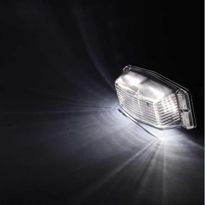 Lampa Pozitie Alb Xenon, Gabarit LED Double Burner, Old School, 24V, 12.6 x 5.5cm [10]