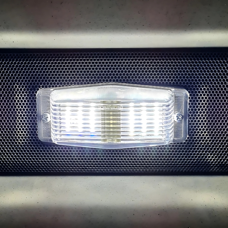 Lampa Pozitie Alb Xenon, Gabarit LED Double Burner, Old School, 24V, 12.6 x 5.5cm [7]