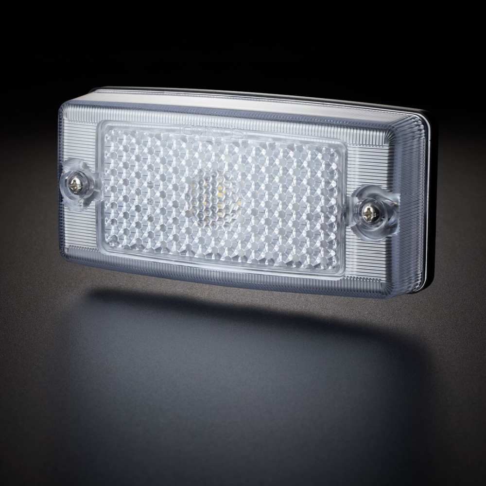 Lampa pozitie LED Omnius Old School, 12 × 6cm, 12/24V, ECE R148, Alb, Galben, Rosu [2]