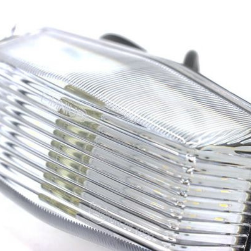 Lampa Pozitie Portocalie cu sticla clara, Gabarit LED Double Burner, Old School, 24V, 12.6 x 5.5cm [6]