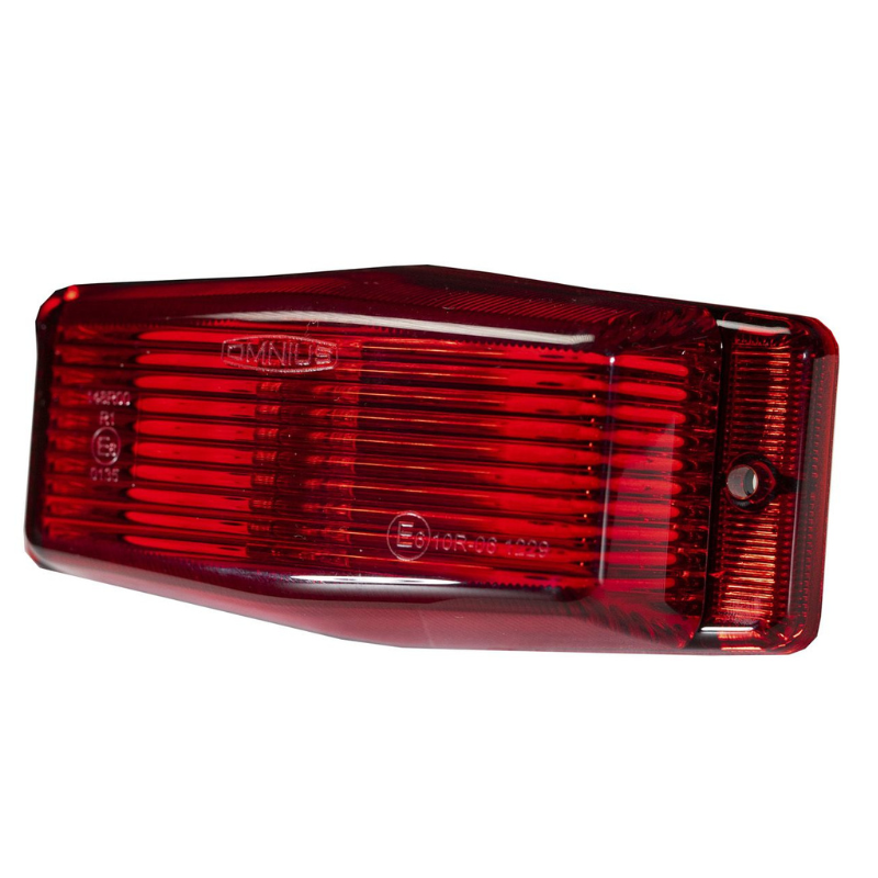 Lampa Pozitie Rosie, Gabarit LED Double Burner, Old School, 24V, 12.6 x 5.5cm [1]