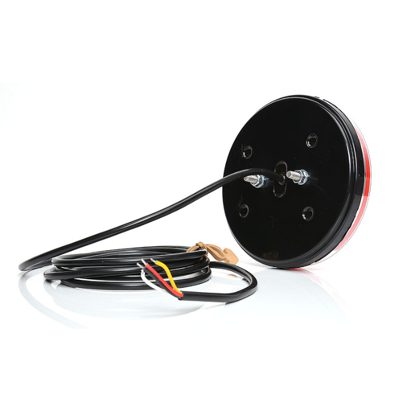 Lampa rotunda LED spate, tripla cu 3 functii, neon, semnalizare dinamica, 12/24V, 14.20cm [6]