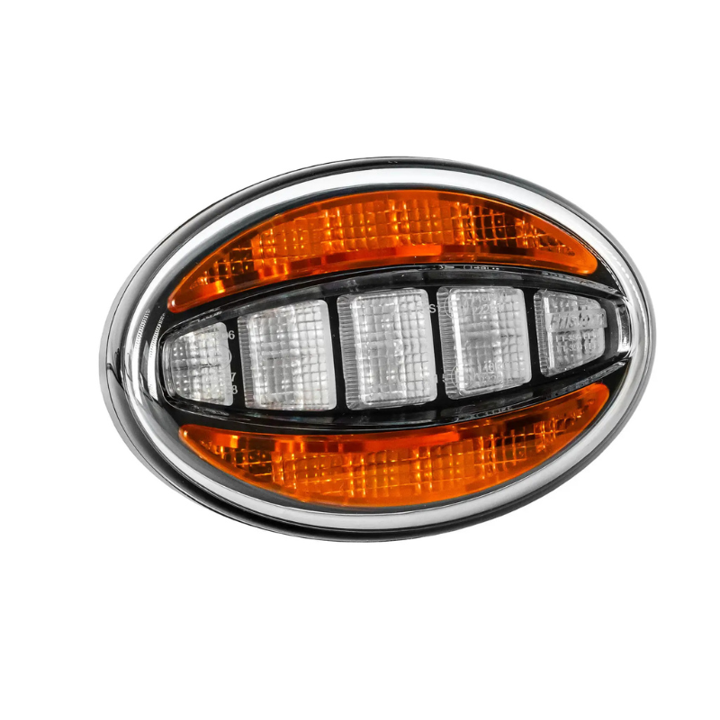 Lampa Semnalizare Fata, cu 2 functii, 12/24V, 14 x 9.3cm, Cablu 1m [1]