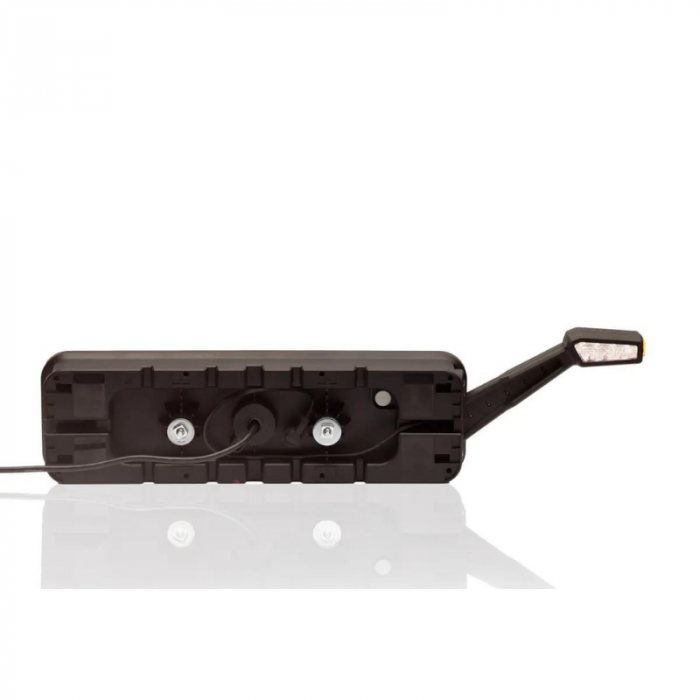 Lampa semnalizare LED cu efect neon, 45 x 13.8cm, 24V, cablu 2.5m, si lampa gabarit cu brat FT-146 [5]