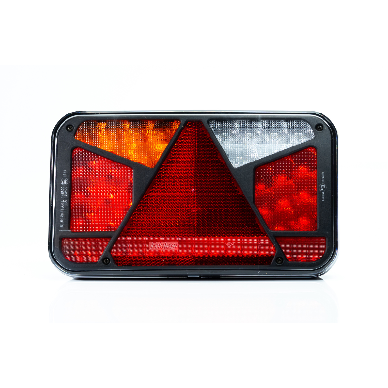 Lampa semnalizare LED, Tripla cu Canbus si triunghi, 24 x 14cm, 12V, mufa Bajonet 6 pini [9]