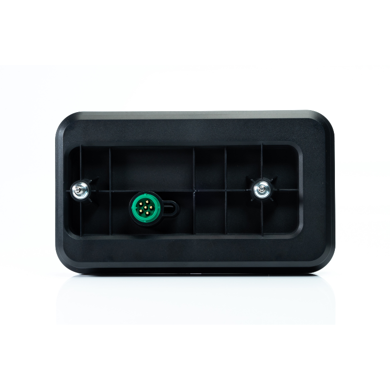 Lampa semnalizare LED, Tripla cu Canbus si triunghi, 24 x 14cm, 12V, mufa Bajonet 6 pini [20]