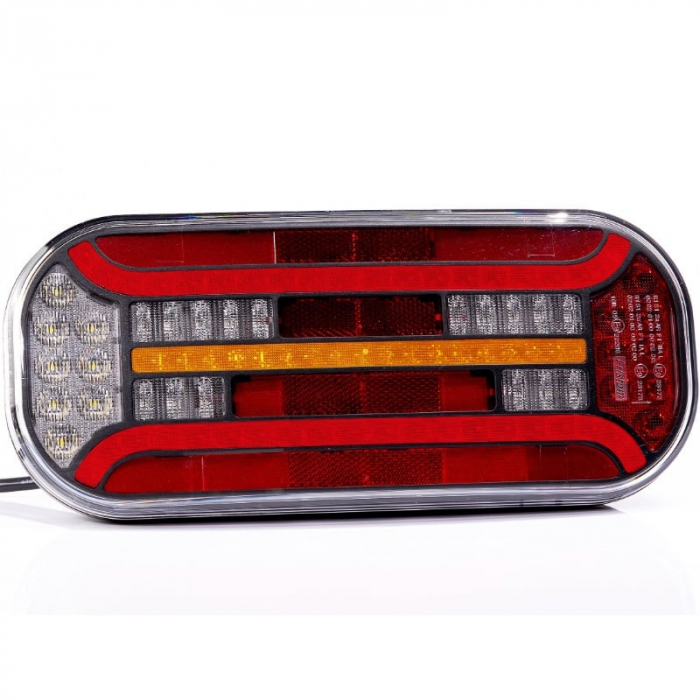 Lampa semnalizare spate Full LED, cu 7functii, 302 x 130mm, semnalizare dinamica - Fristom FT-600 [7]