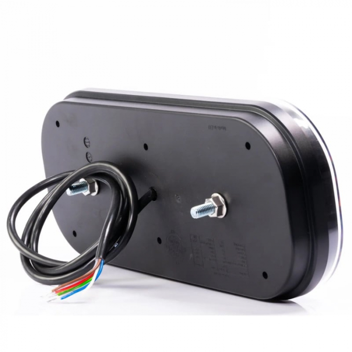Lampa semnalizare spate Full LED, cu 7functii, 302 x 130mm, semnalizare dinamica - Fristom FT-600 [5]