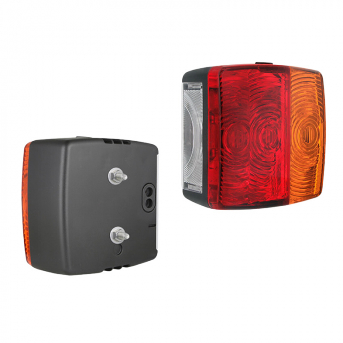 Lampa semnalizare spate, tripla 104 x 99mm - Wesem LT4.52110.01, LT4.52100.01 [1]